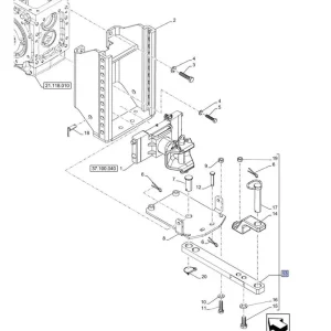 Belka zaczepowa New Holland T4S 48018927 CNH Ostatnia szansa