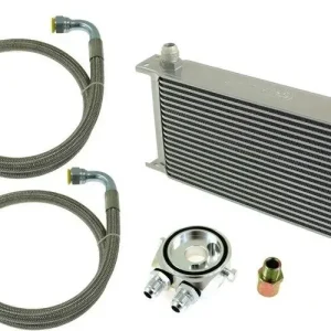 Zestaw Chłodnica Oleju TurboWorks 19-rows 260x150x50 AN10 Silver Ograniczona ilość