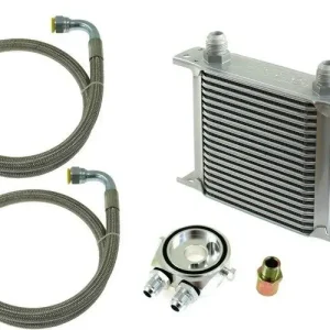 Zestaw Chłodnica Oleju TurboWorks Slim 19-rows 140x150x50 AN8 Silver Sprawdź teraz