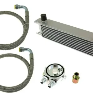 Zestaw Chłodnica Oleju TurboWorks 9-rows 260x70x50 AN10 Silver Tylko dziś