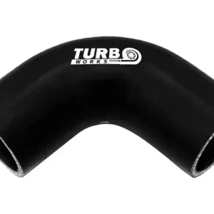 Zniżka Kolanko 90st TurboWorks Black 45mm