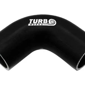 Cena promocyjna Kolanko 90st TurboWorks Black 89mm