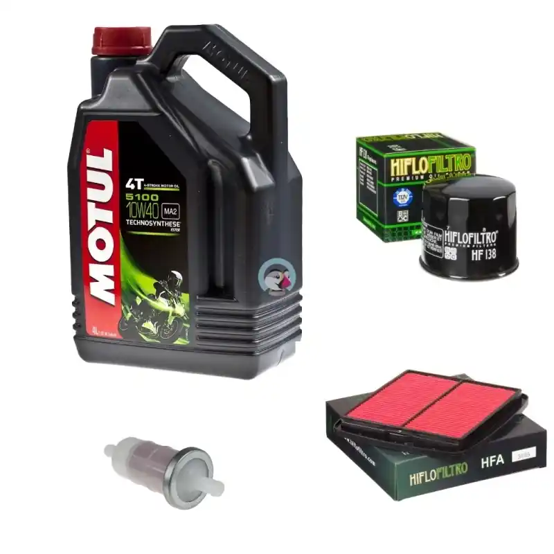 Bezpieczne zakupy Zestaw filtrów + olej Motul Suzuki GSF600 Bandit