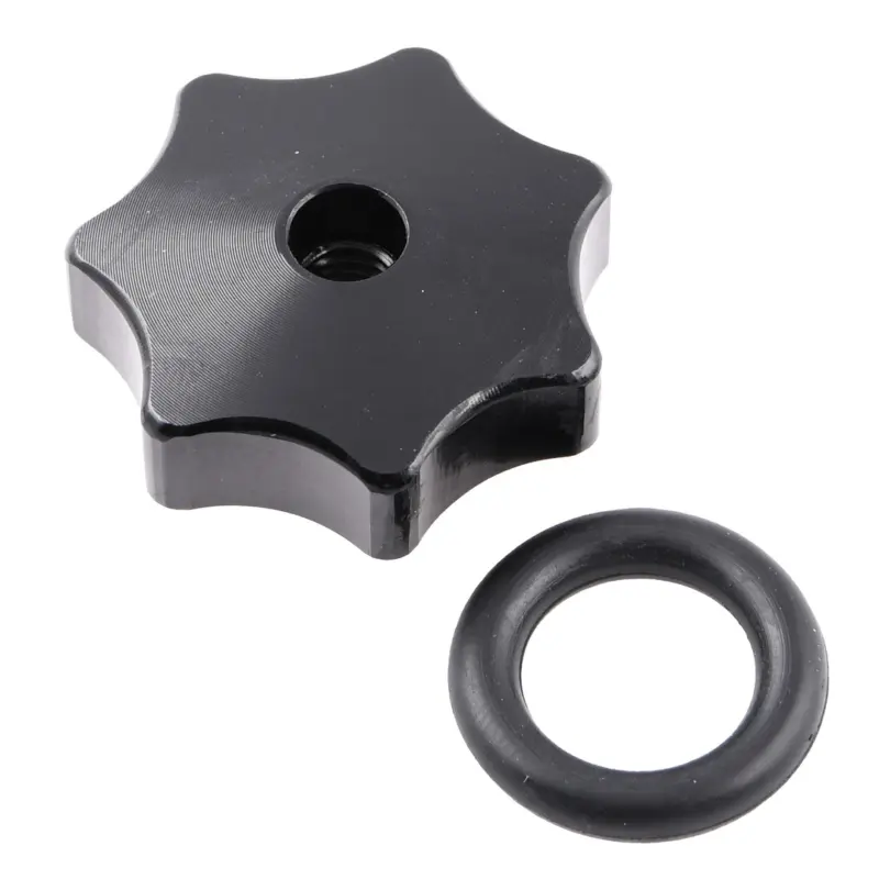 Nakrętka pokrywy bocznej / silnika aluminiowa M6 + oring czarna Simson DPR Oferta