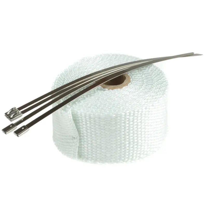 Darmowy zwrot Taśma termiczna do wydechów tłumików biała 5 metrów DPR Performance