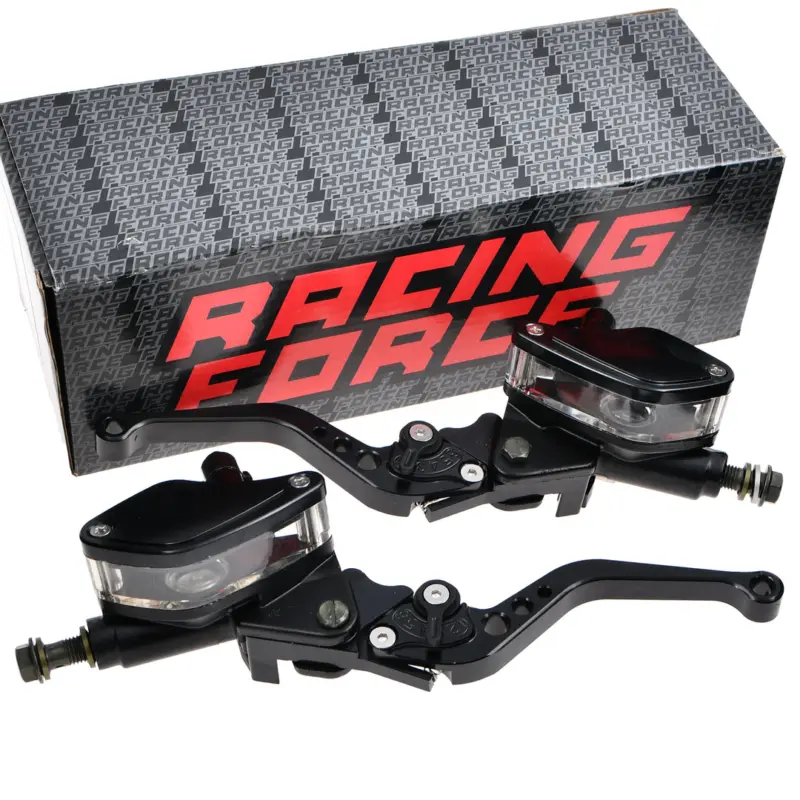 Dźwignie Klamki Hamulca Sprzęgła TWIN Czarne Pompa Łatwy zwrot