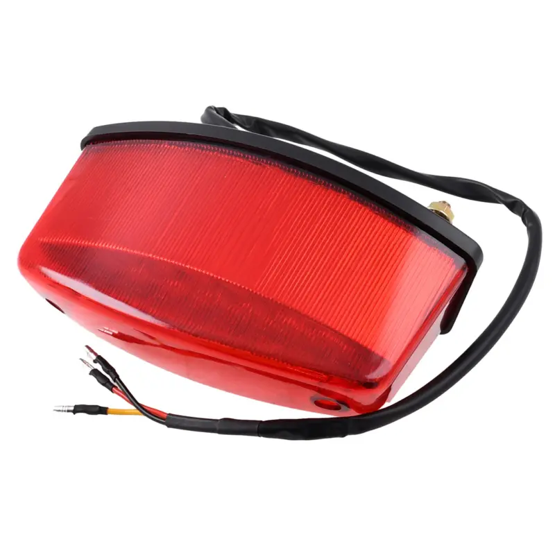 Ostatnia szansa Lampa tylna uniwersalna Led czerwona V2 17x6cm Racing Force