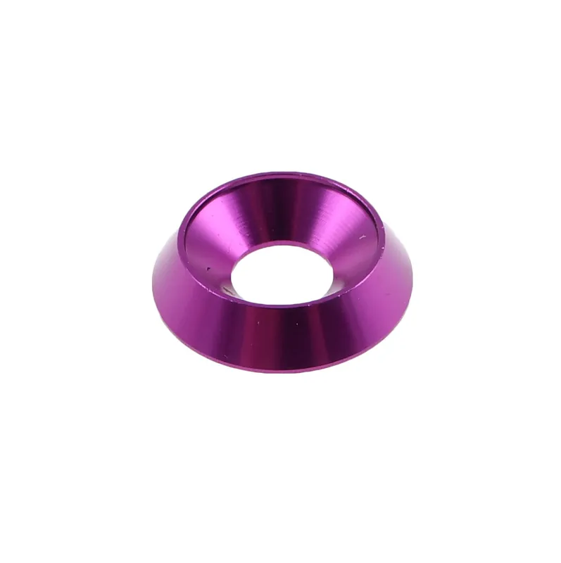 Taniej Ozdobna podkładka anodowana M8 fioletowa Racing Force