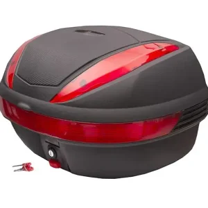 Kufer Moretti MR-707 30l czarny z czerwonymi odblaskami skuter motorower Dodaj do koszyka