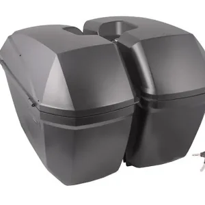 Promocja Kufer kufry boczne 2x23l moretti czarne stelaż