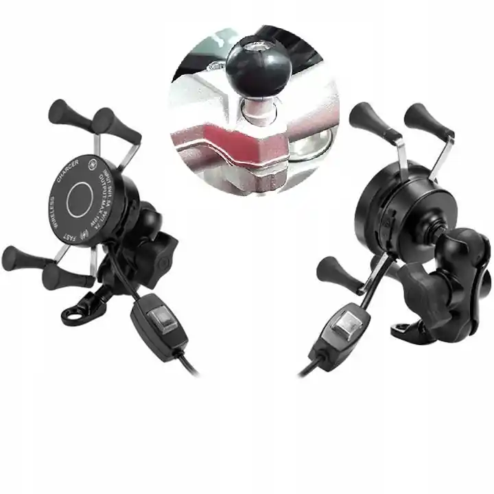 Tylko dziś Uchwyt na telefon ładowanie indukcyjne 10W do główki ramy