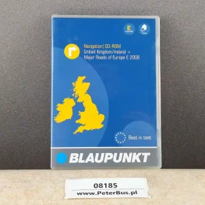 BLAUPUNKT nr 7 612 171 050 CD-ROM oryginalna płyta mapa Wielka Brytania 2006 rok - kolekcjonerska - TRAVLE Pilot DX Ekspresowa dostawa