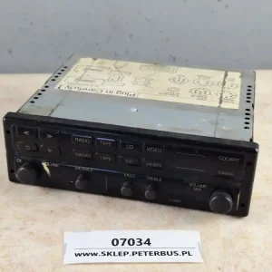 Wzmacniacz autobusowyBLAUPUNKT BCA 05, nr 7 607 005 200 5, panel sterownia RADIO, kaseta, CD, video Tylko dziś