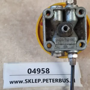 Ostatnie sztuki Zawór otwierania, zamykania drzwi, Knorr-Bremse 0 484 351 012, SCANIA, czerwone pokrętło