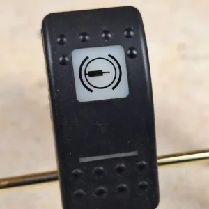 Sprawdź teraz Klawisz z symbolem tłumika, wydechu, hamulec górski