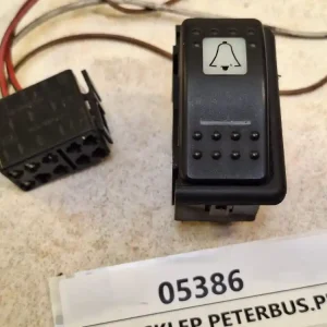 Wybór klientów Klawisz, przycisk, włącznik pulpitu BOVA Futura EURO 3, FHD, FLD, z symbolem dzwonka