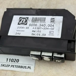 Premium Sterownik, przyciski zmiany biegów automatycznej skrzyni DNR, ZF 6006.340.004, 2006 rok, A1197-334-02