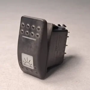 Darmowy zwrot Włącznik, przycisk, klawisz oświetlenia wewnętrznego autobusu BOVA Futura, FHD, FLD, EURO 3, Carlingswitch V4B2, nr 261 404, 10 PINów