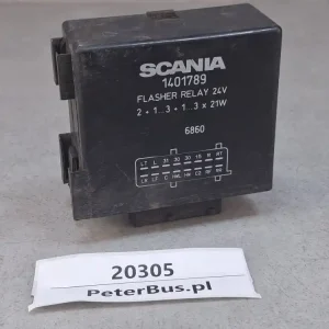 Sterownik, przekaźnik, przerywacz kierunkowskazów SCANIA 1401789, autobus Irizar Century Zniżka
