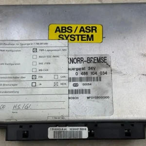 Sterownik ABS/ASR KNORR-BREMSE nr 0 486 104 034, SETRA S 315 GT-HD, UL Szybka wysyłka