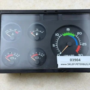 Dostępne od ręki Zegary deski rozdzielczej VOLVO 7700, VDO nr 2 136 147, 24V 110.008/444/024, EG 40/179, 5 zegarów