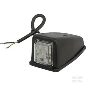 Lampa obrysowa LED narożna 0.5/1W kwadratowa 12/24V biała 3 LED New Holland Case LA30151 Wybór klientów