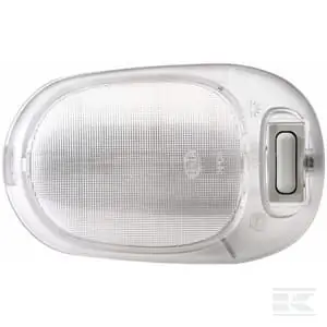 Lampa oświetlania wnętrza kabiny 10W owalna 12V Hella New Holland Case 2JA964916001 Popularny