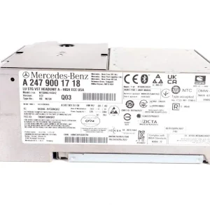 Łatwy zwrot RADIO NAWIGACJA MERCEDES-BENZ EQA H243 EQB GLA II H247 GLB X247 A2479001718 X101990