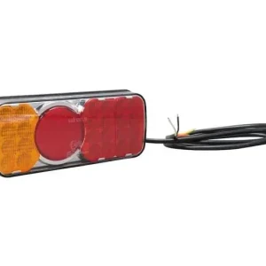 Lampa tylna zespolona LED prostokątna 12/24V pomarańczowa/czerwona przykręcana Waś New Holland Case 1400300318KR Kup teraz