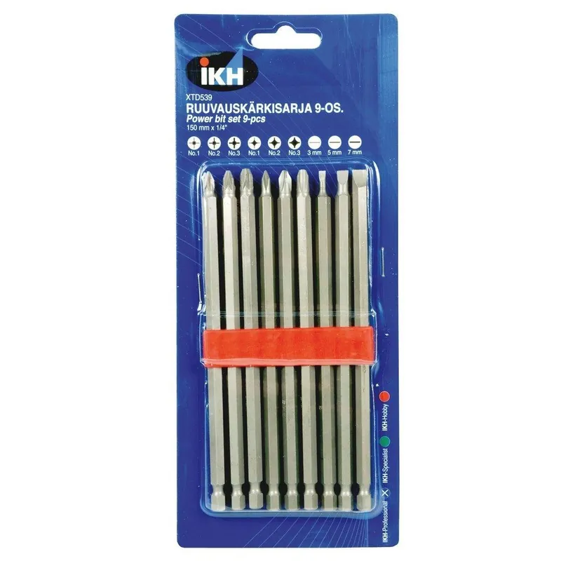 Zestaw wkrętów bitów 150mm 9 sztuk XTD539 Oferta czasowa
