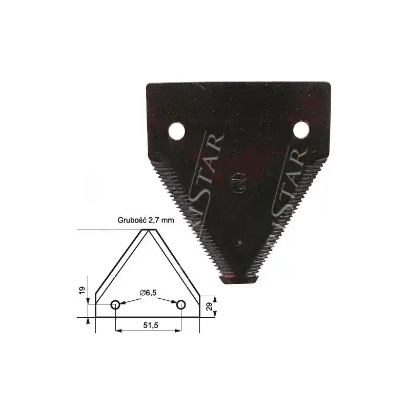 Zniżka CT01-611203 Nożyk górnoryflowany