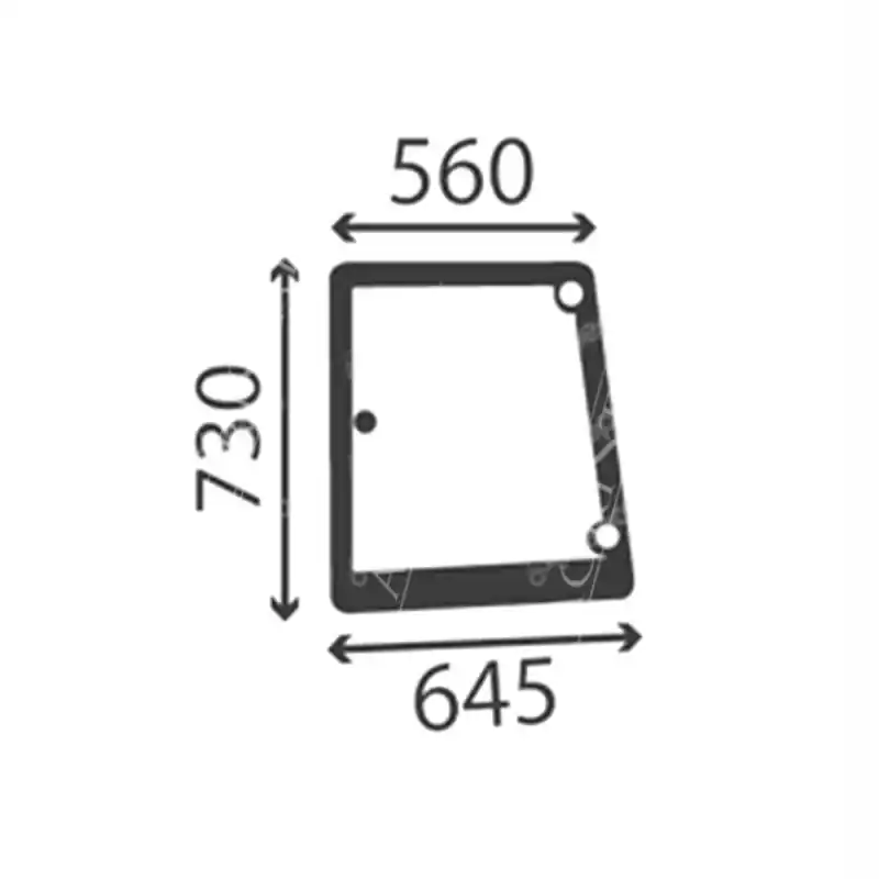 AKK2413 Szyba boczna lewa New Holland T TL TLA TS Okazja