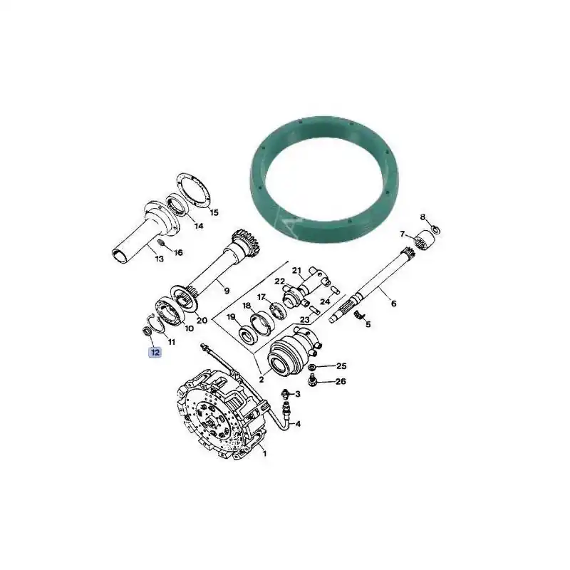 Zniżka SKR7104 Uszczelniacz wałka skrzyni